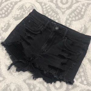 SOLD American Eagle Black Distressed Shorts